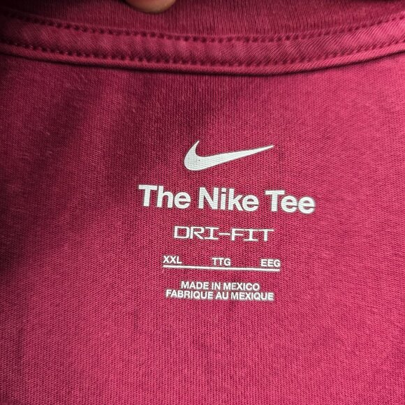 Florida State Seminoles Tshirt Mens 2XL Red Nike Tee Dri-Fit Short Sleeve NCAA - Picture 5 of 7